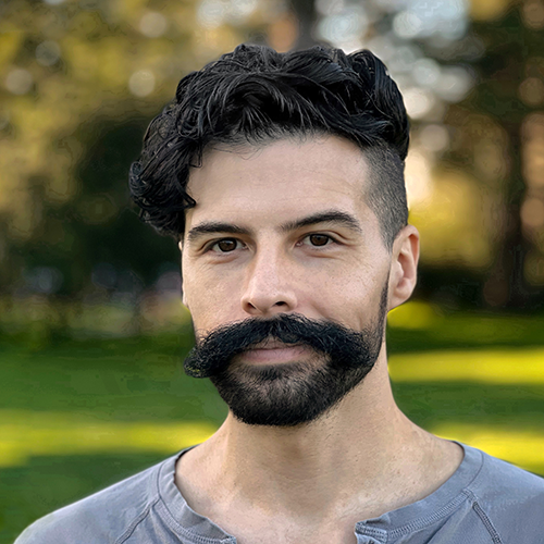 a photo of me, i have a face with hair and a mustache that requires way more grooming than I thought it would before I grew it